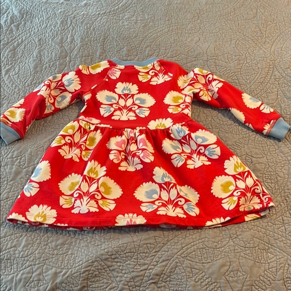 Mini Boden Red Long Sleeve Dress - Picture 6 of 6